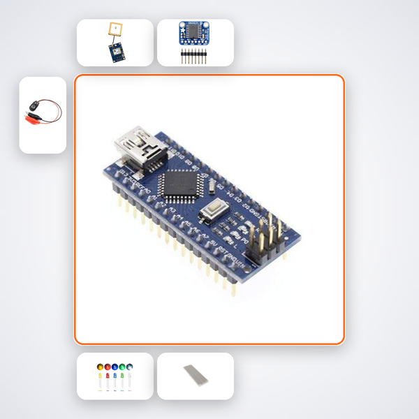 Vehicle GPS Tracker Plus Kit with Arduino Nano + LED
