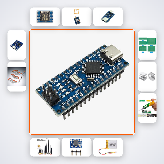 Vehicle GPS Tracker Pro Kit with Arduino Nano + LoRa
