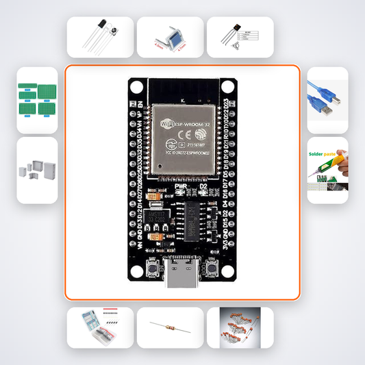 Voice Assistant IR Blaster Kit with ESP32 + LED
