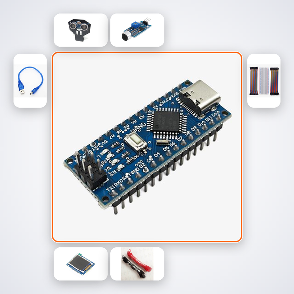 Water Tank Level Monitor Pro Kit with Arduino Nano + Ultrasonic