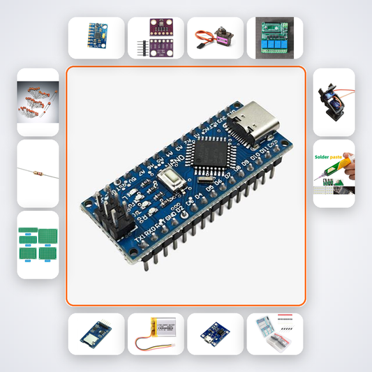 Weather Forecast Pressure Pro Kit with Arduino Nano + MPU6050