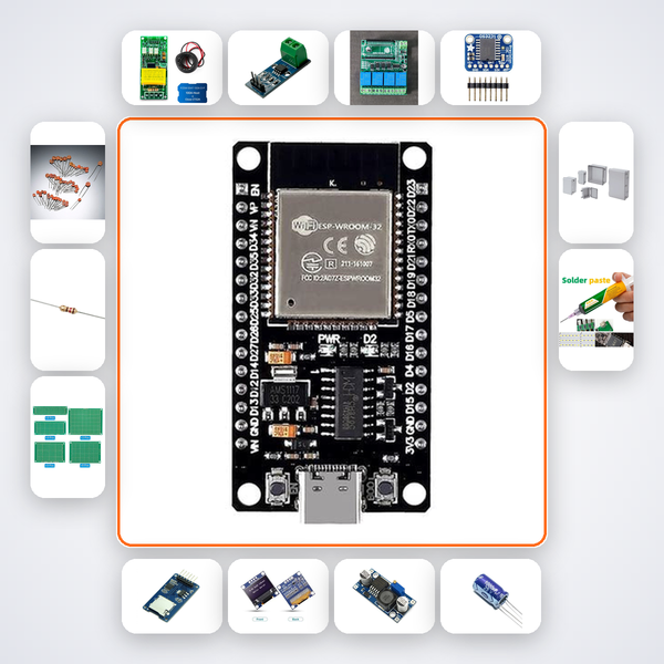 Whole-Home Power Management System Kit with ESP32 + Relay