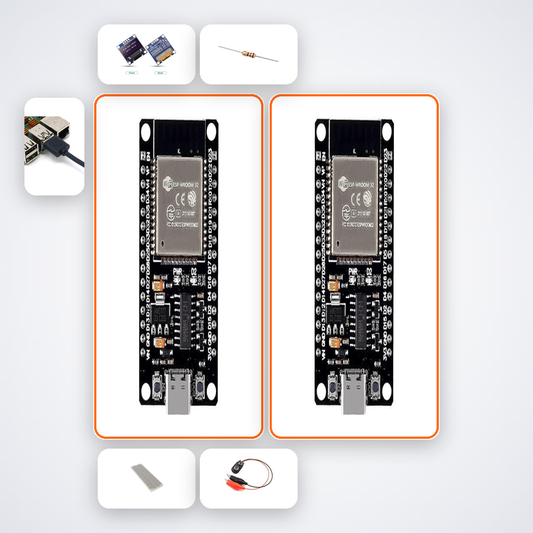 WiFi 4 vs WiFi 6 Range Test Kit with ESP32 + LED