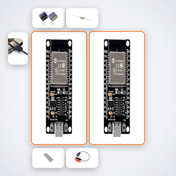 WiFi 4 vs WiFi 6 Range Test Kit with ESP32 + LED