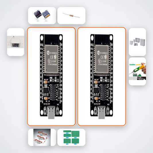 WiFi 6 Performance Benchmark Kit with ESP32 + LED