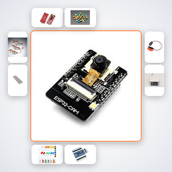 WiFi Doorbell Camera Kit with ESP32 + LED