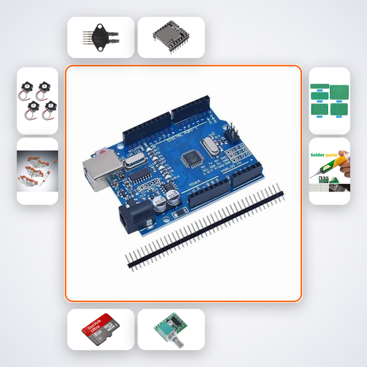 Wind Instrument Breath Pressure Synth Variant 19 Kit with Arduino Uno