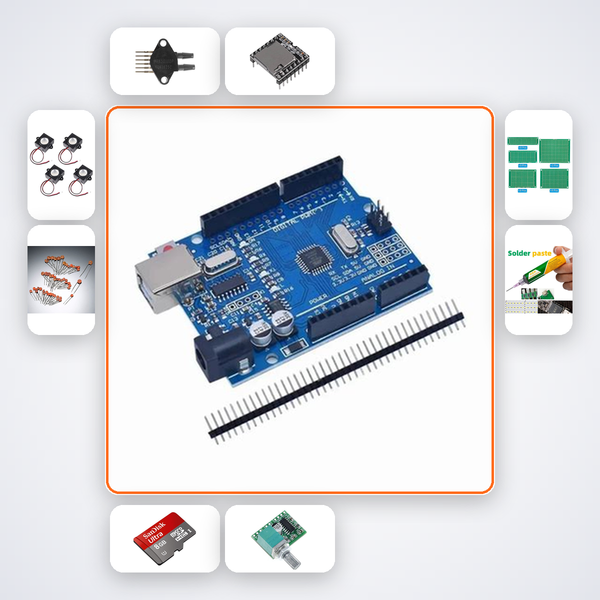 Wind Instrument Breath Pressure Synth Variant 19 Kit with Arduino Uno