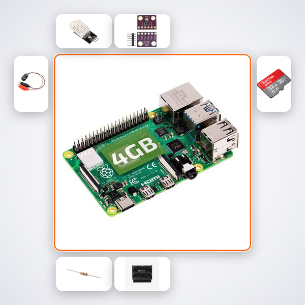 Wine Cellar Climate Monitor Kit with Raspberry Pi 4 + DHT22