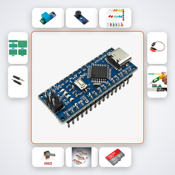 Wireless Stage Click Track Kit with Arduino Nano + NRF24