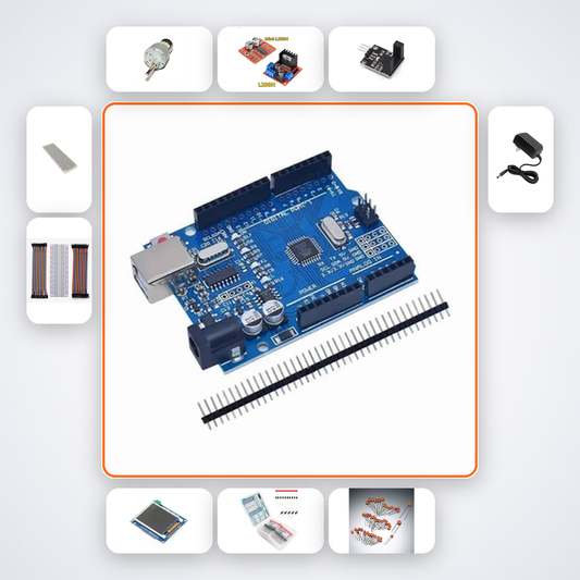 Worm Gear Slow Drive Demo Kit with Arduino Uno + Motor
