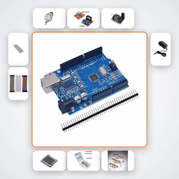 Worm Gear Slow Drive Demo Kit with Arduino Uno + Motor