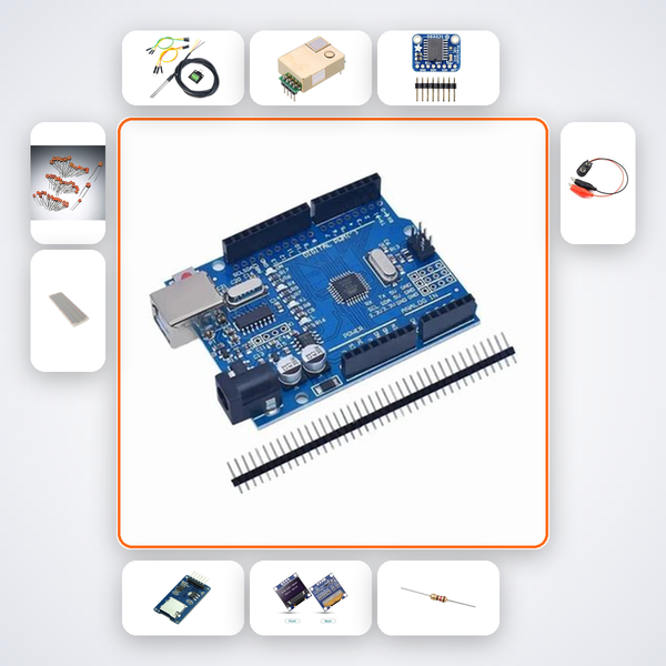 Yeast Growth Temperature Optimum Kit with Arduino Uno + LED