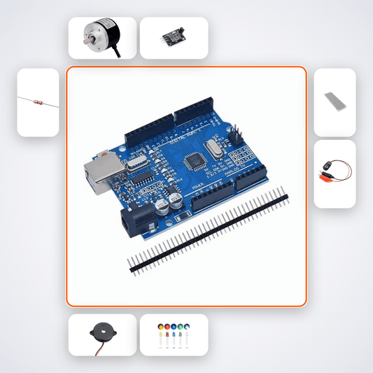 Kitchen Countdown Timer Kit with Arduino Uno + LED - Compoden