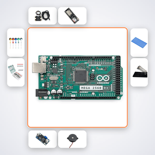Kitchen LPG Gas Alarm Kit with Arduino Mega + Sensor - Compoden