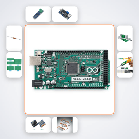 KNX Bus MQTT Gateway Kit with Arduino Mega + LED - Compoden