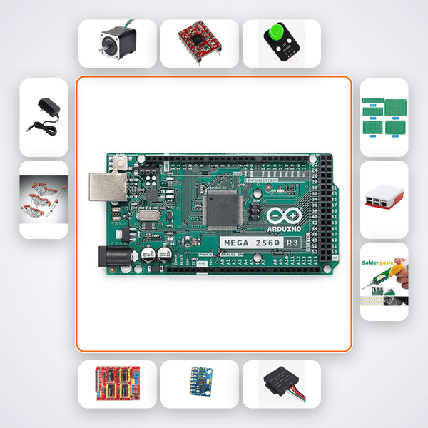Laser Projector Lissajous Engine Kit with Arduino Mega + Stepper Motor - Compoden