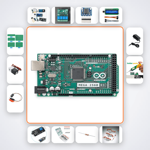 Lawn Irrigation Controller Pro Kit with Arduino Mega + Sensor - Compoden