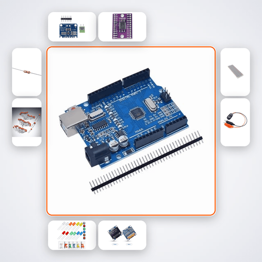 LED Driver Efficiency Mapper Kit with Arduino Uno + LED - Compoden