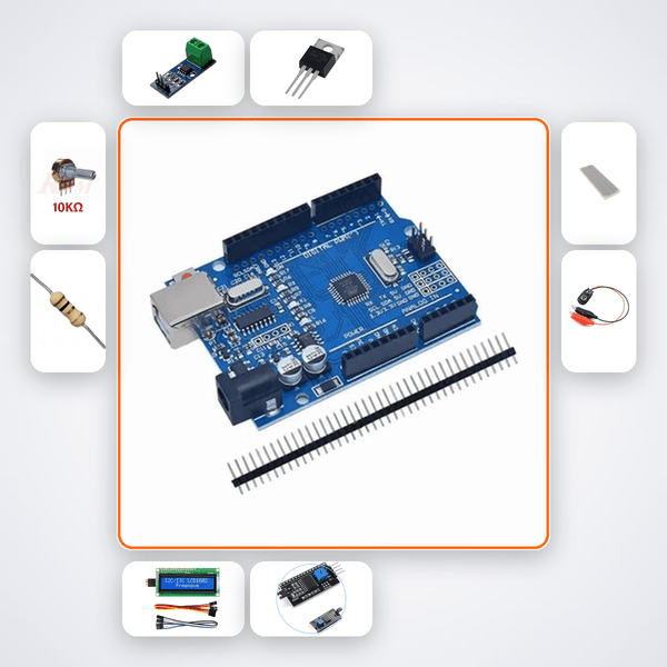 LED Tester and Current Limiter Kit with Arduino Uno - Compoden