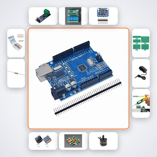 Li-Ion Spot Welder Controller Kit with Arduino Uno + Relay - Compoden
