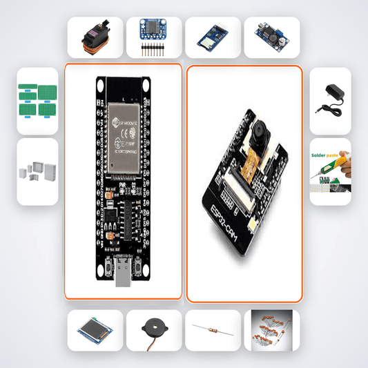 License Plate Recognition Gate Controller Kit with ESP32 + Camera - Compoden
