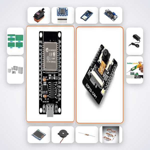 License Plate Recognition Gate Controller Kit with ESP32 + Camera - Compoden