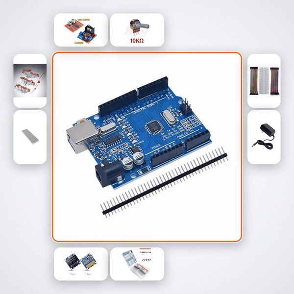 Linear Actuator Position Control Kit with Arduino Uno + LED - Compoden