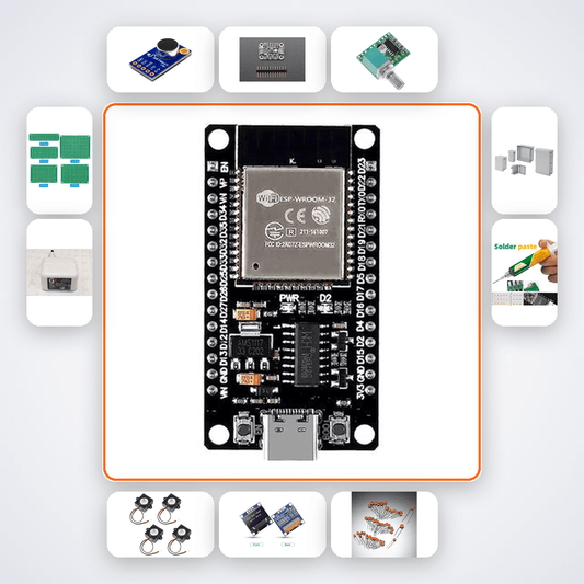 Live Stem Splitter Variant 12 Kit with ESP32 + LED - Compoden