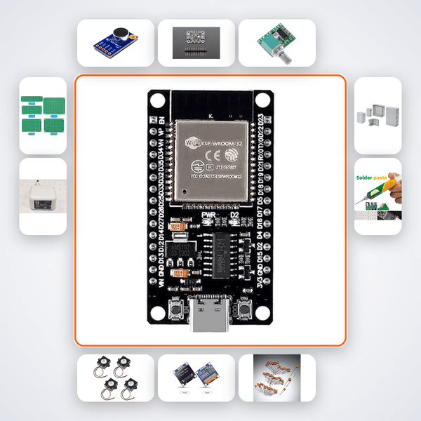 Live Stem Splitter Variant 12 Kit with ESP32 + LED - Compoden