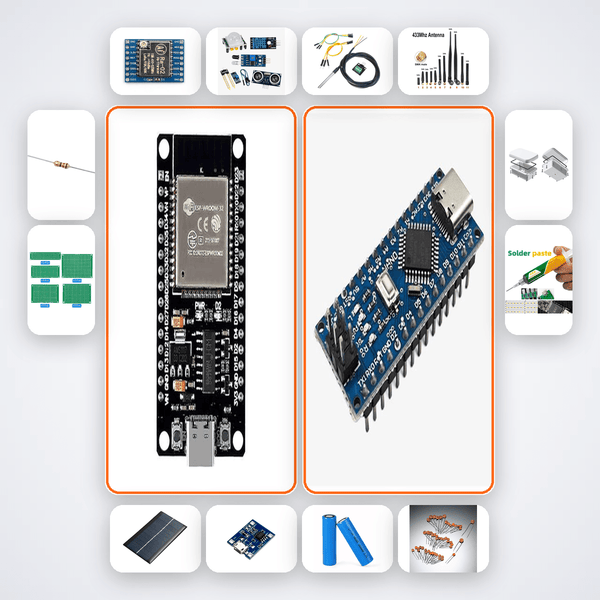 LoRa Farm Sensor Array Kit - 8-Node Soil Monitoring with GPS Dashboard - Compoden
