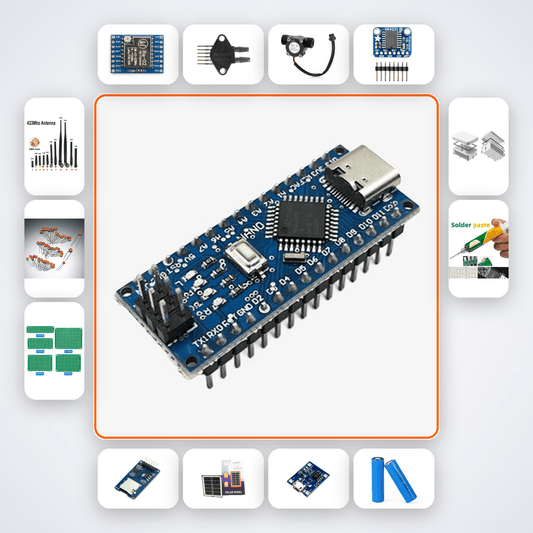 LoRa Groundwater Monitoring Kit with Arduino Nano & Pressure Sensor - Compoden