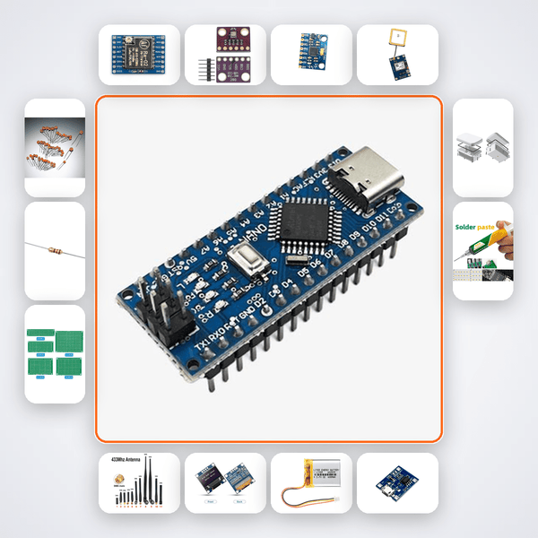 LoRa Rocket Telemetry Kit - Arduino-Based Live Data Transmission - Compoden