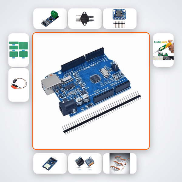 Magnetohydrodynamic Flow Demo Kit with Arduino Uno + LED - Compoden