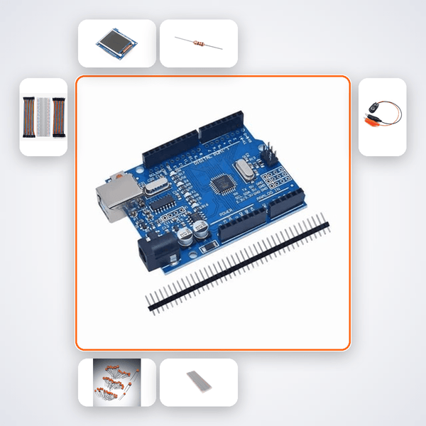Matrix Rain Effect on TFT Variant 17 Kit with Arduino Uno - Compoden