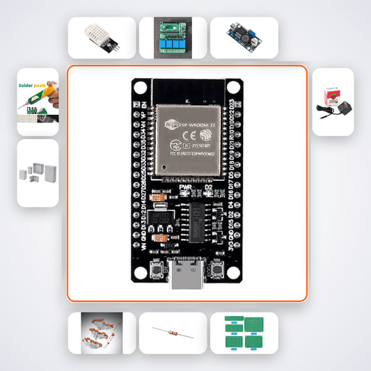 Matter-Compatible Thread Border Router Node Kit with ESP32 + DHT22 - Compoden