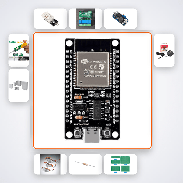 Matter-Compatible Thread Border Router Node Kit with ESP32 + DHT22 - Compoden