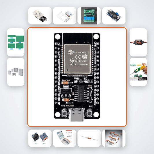 Matter Smart Home Hub Kit with ESP32 + DHT22 - Compoden