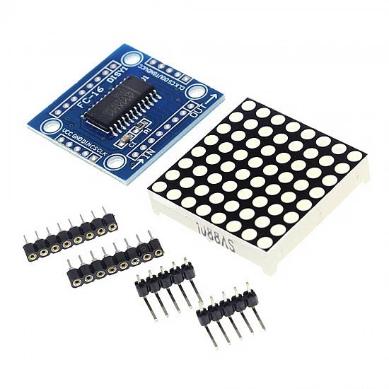 MAX7219 8x8 Dot Matrix LED Display Module (common cathode) - Compoden