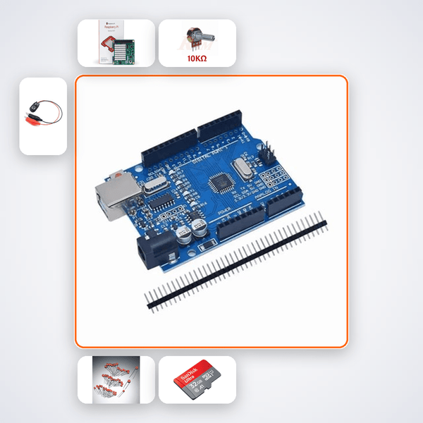 MAX7219 LED Matrix Scrolling Text Kit with Arduino Uno - Compoden