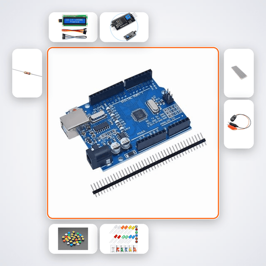 Mendelian Genetics Simulator Kit with Arduino Uno + LED - Compoden