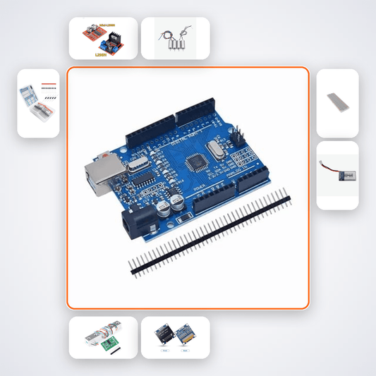 Micro Drone Thrust Test Stand Kit with Arduino Uno + Motor - Compoden