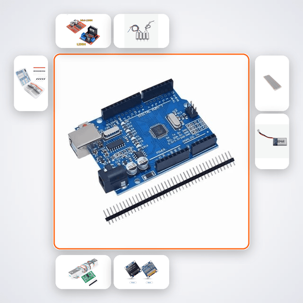 Micro Drone Thrust Test Stand Kit with Arduino Uno + Motor - Compoden