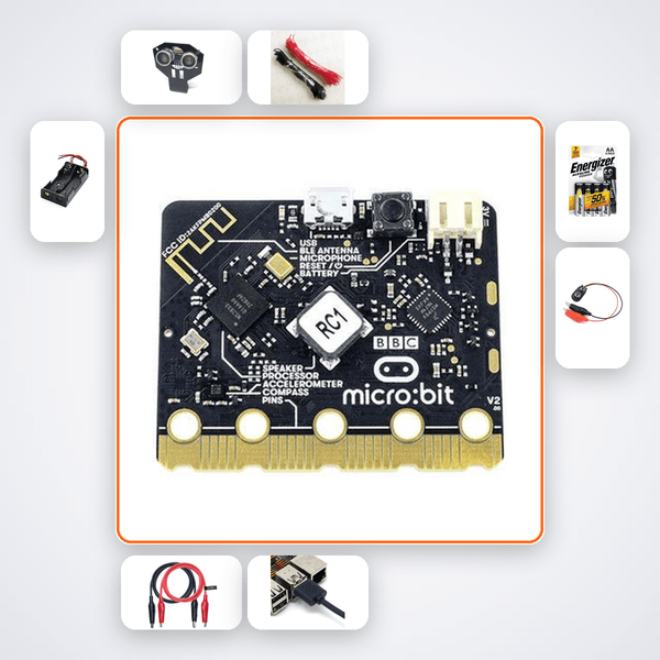 Micro:bit Bin Fill Detector Kit - Compoden