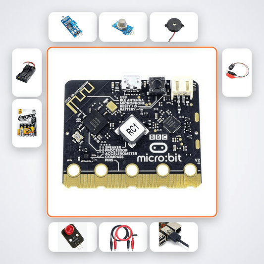 Micro:bit Forest Fire Detector Kit - STEM for Kids 8-10 - Compoden
