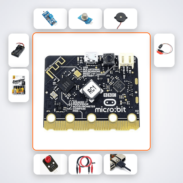 Micro:bit Forest Fire Detector Kit - STEM for Kids 8-10 - Compoden