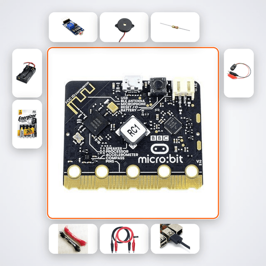 Micro:bit Light Theremin Kit - Build a Musical Instrument with BBC Micro:bit - Compoden