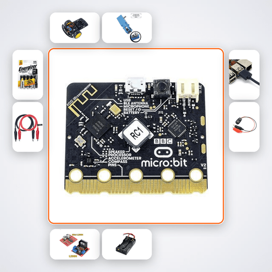 Micro:bit Robot Buggy Kit - Build Your First Robot in 3 Hours - Compoden