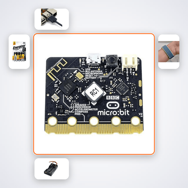 Micro:bit Step Counter Pedometer Kit with BBC Micro:bit - Compoden