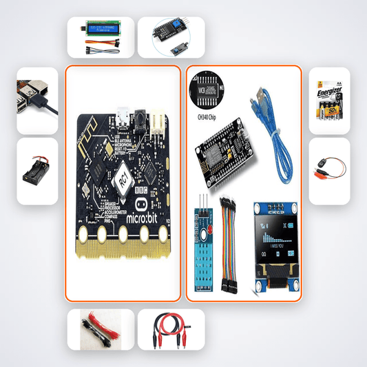 Micro:bit Weather Station Kit - Build a Digital Thermometer & Hygrometer - Compoden